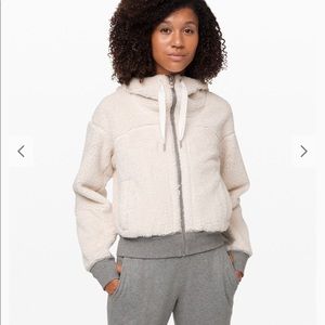 Reversible Sherpa hoodie